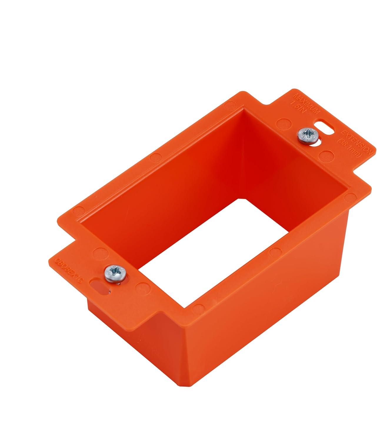 Electrical Outlet Box Extenders,1 Gang Box Extender Single Gang Box Extender Electric Box Extender 1 Gang Power Outlet Accessories, 6 PCs