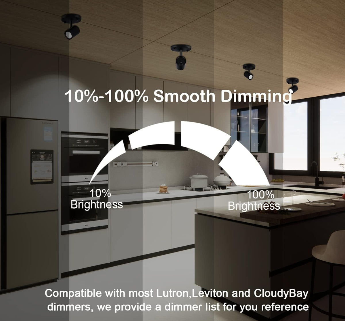 Flush Mount Ceiling Spot Light,Adjustable Tilt Angle Ceiling Track