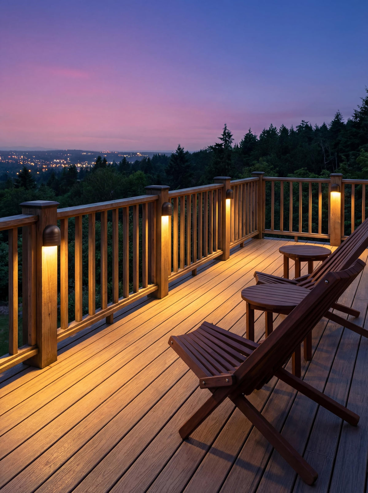 Dimensions and mounting measurements for the oil-rubbed-bronze fence lights