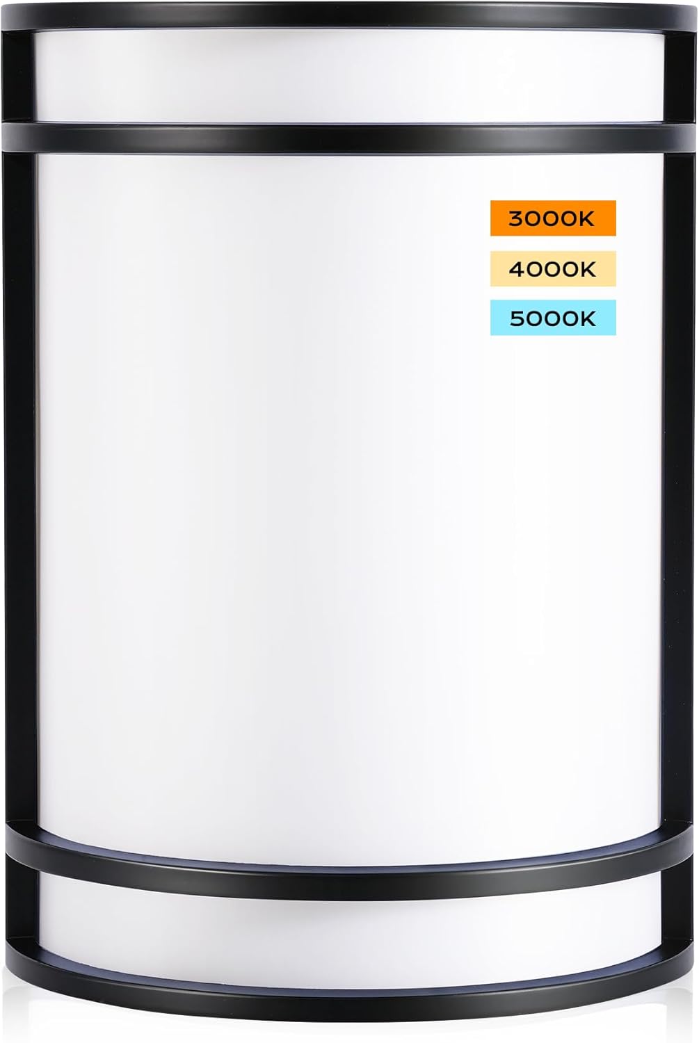 LED Wall Sconce, 715, 120V 15W, 3CCT, Black