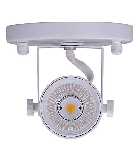 LED Flush Mount Ceiling Spot Light, 3000K 8W 500lm, White