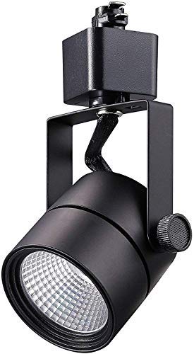 3-Pack 8W dimmable LED Track Light Head,CRI 90+ Day Light 5000K, Adjustable Tilt Angle Track Lighting Fixture,40° Angle for Accent Retail, Halo Type, Black Finish