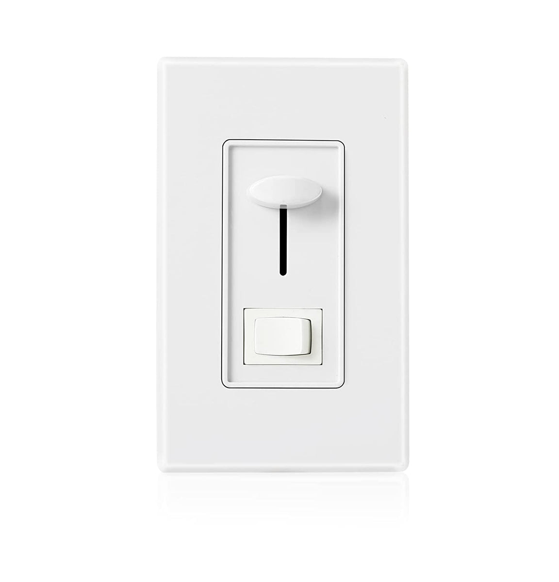 CloudyBay In Wall Dimmer Switch,3Way Single Pole Dimmable Slide,White