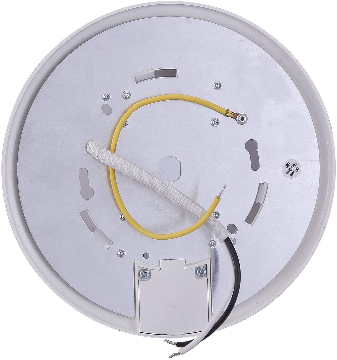 Motion Sensor Ceiling Light, 120V CRI90 10W 5000K Bright Day Light, 6.5 inch LED Flush Mount Round Lighting Fixture For Garage, Walk-in Closet, Attic,Pantry Wet location White Finish