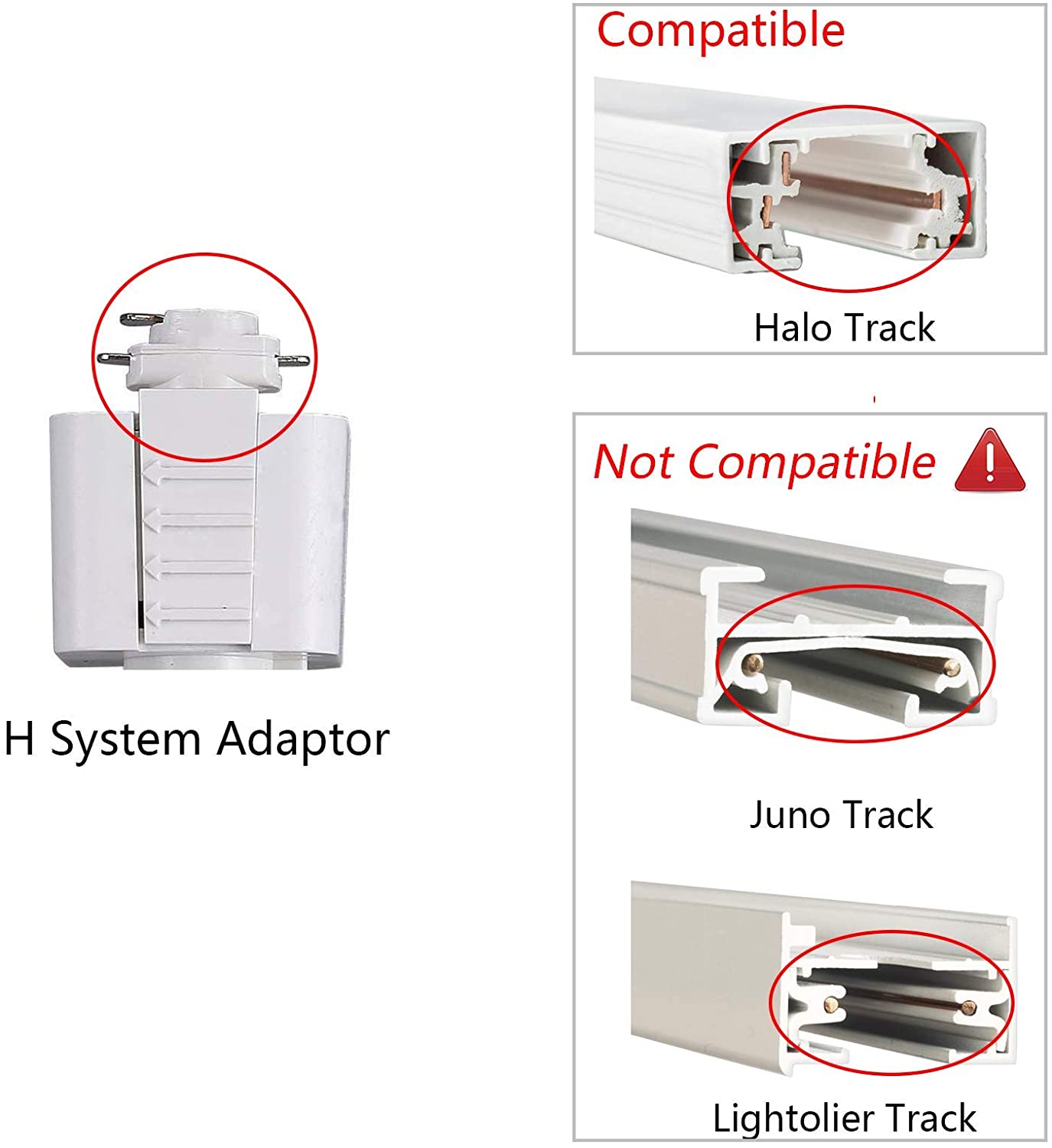 Dimmable LED Track Light Head, Adjustable Tilt Angle Track Lighting Fixture