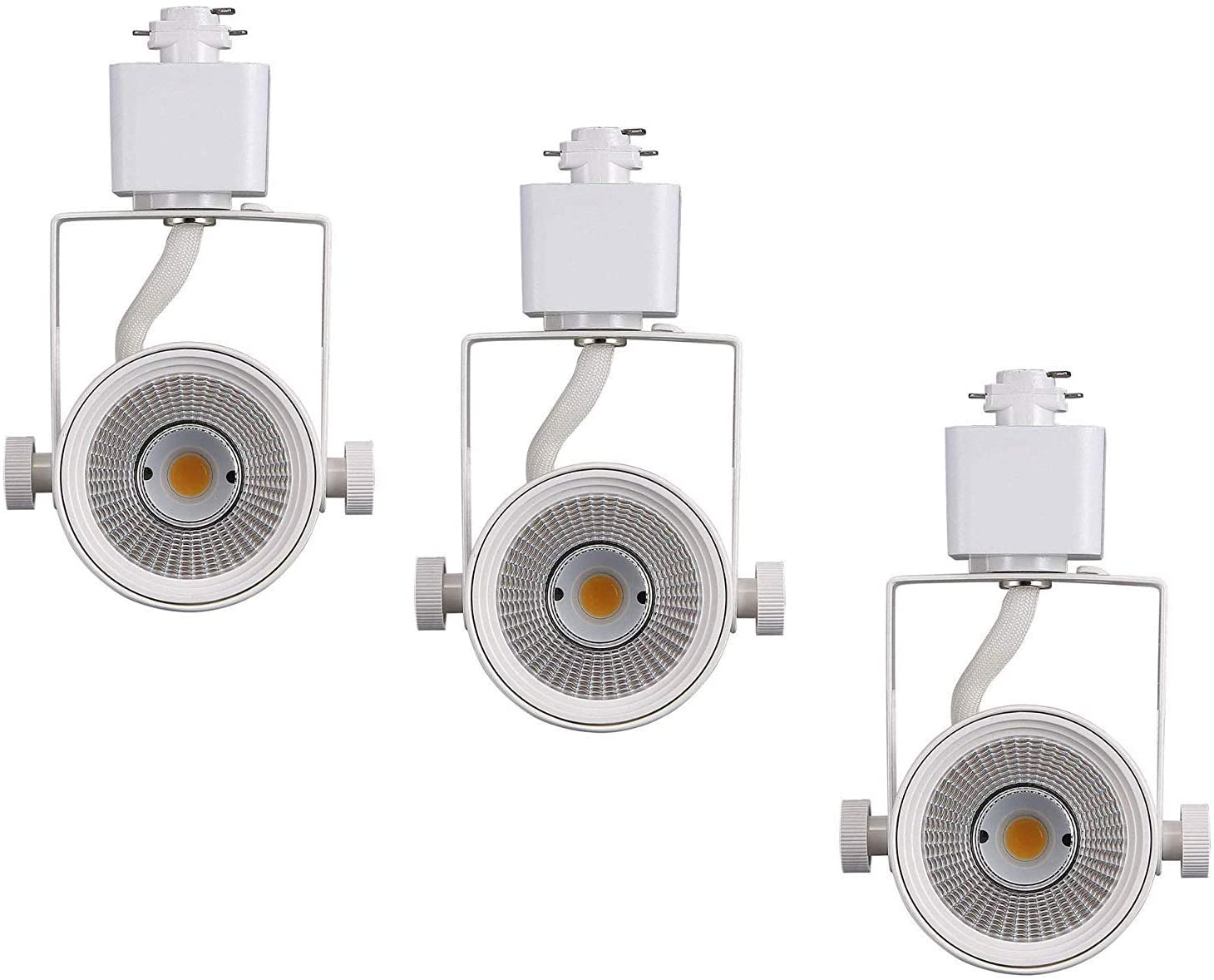 Dimmable LED Track Light Head, Adjustable Tilt Angle Track Lighting Fixture