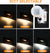 CLOUDY BAY 120V 5CCT Dimmable LED Indoor Outdoor Step Light,2700K/3000K/3500K/4000K/5000K,Stair Light,Black