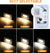 CLOUDY BAY 120V 5CCT Dimmable LED Indoor Outdoor Step Light,2700K/3000K/3500K/4000K/5000K,Stair Light,White