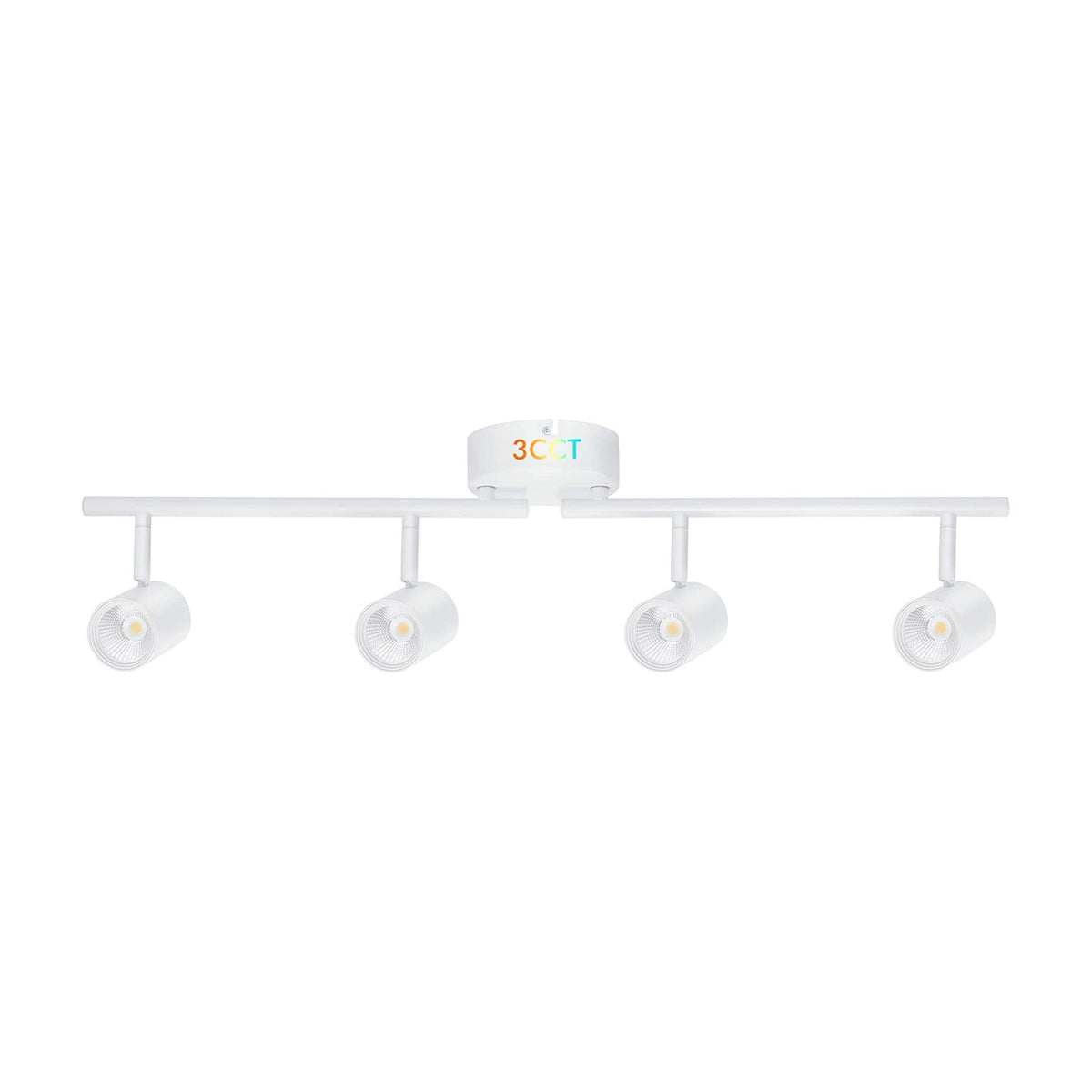 Cloudy Bay 4-head LED track light kit in white - 3CCT selectable, dimmable with CRI90