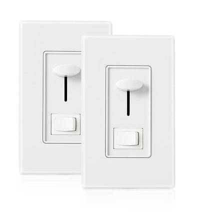Dimmer Switch for LED Light/CFL/Incandescent, 006, 2 PCs