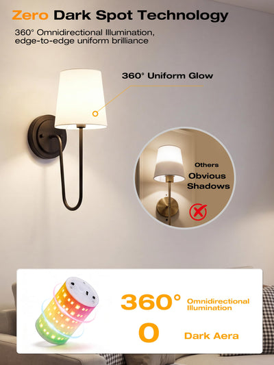 Magnetic bulb detaches for USB-C charging — no wiring, no wall damage