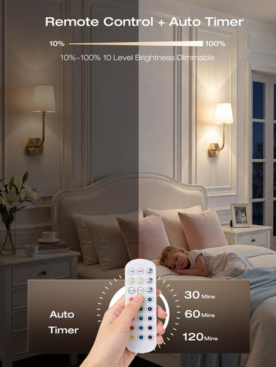 10000mAh battery delivers up to 100-hour runtime, group control via remote