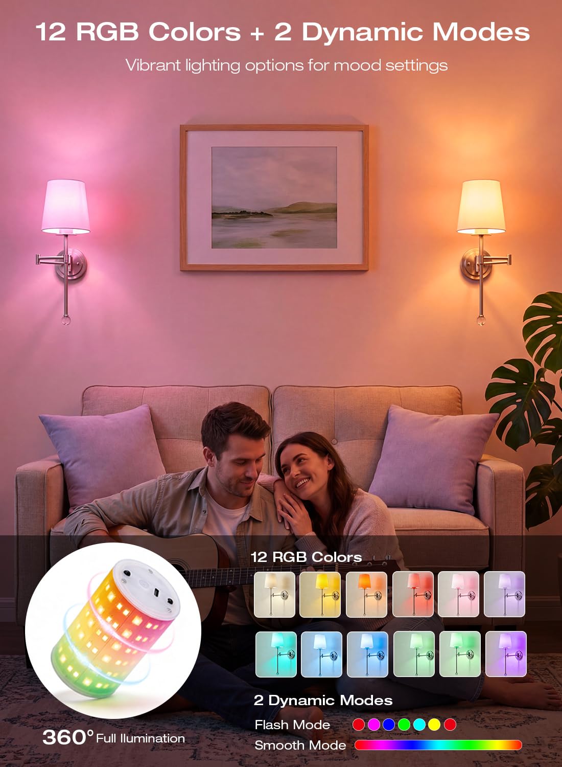 10000mAh battery delivers up to 100-hour runtime, group control via remote
