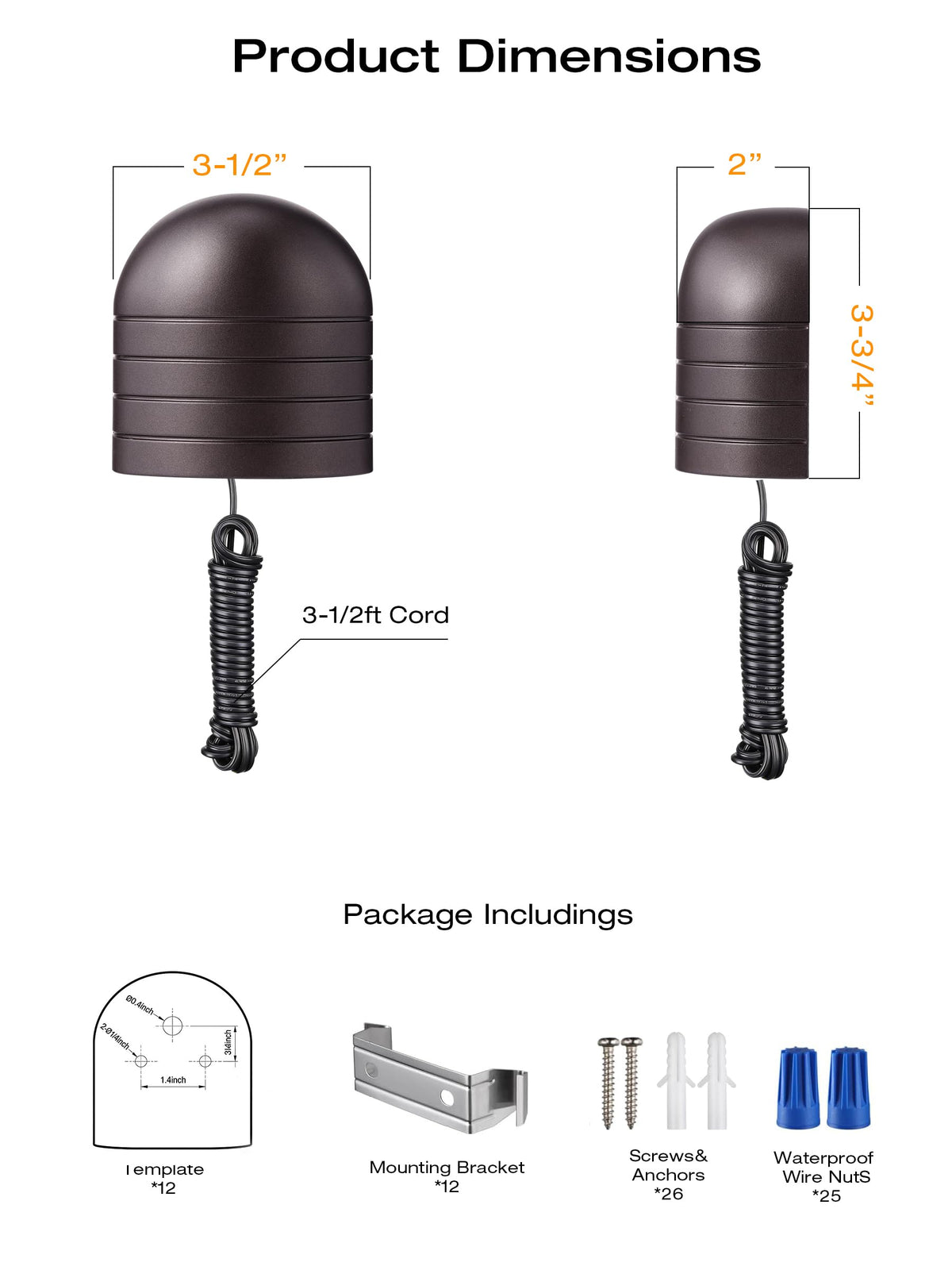 5CCT selector switch with five lit color temperature positions