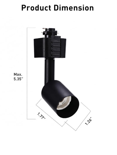 Feature callout: GU10 socket, 350-degree rotation and 90-degree tilt shown with zoomed details