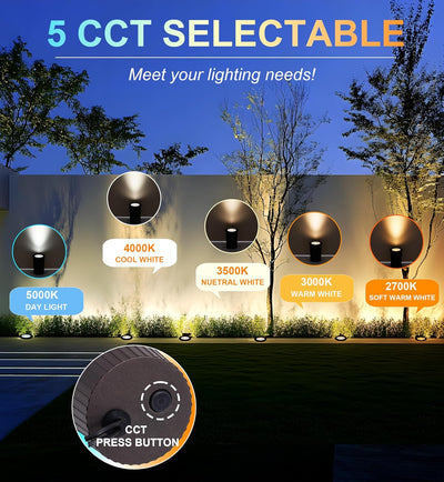 LED Low Voltage In-Ground Well Lights - Flat Top, 6 PCs