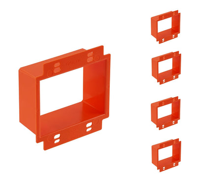 Electrical Outlet Box Extenders,2 Gang Box Extender Electric Box Extender for 2 Gang Power Outlet Switch