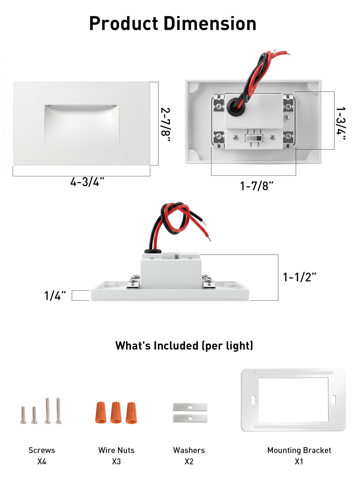 Five color temperatures compared: 2200K to 5000K lit examples