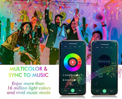 Smart Ultra Thin LED Recessed Light with Junction Box, WiFi, 4 Inch, White, 1 PC