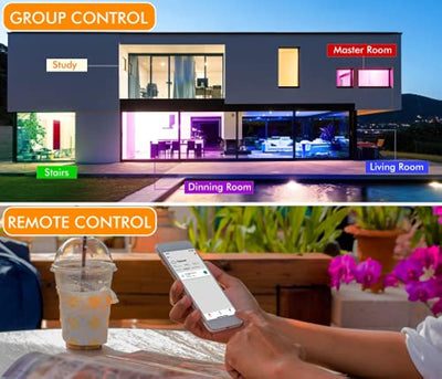 Smart Ultra Thin LED Recessed Light with Junction Box, WiFi, 4 Inch, White, 1 PC