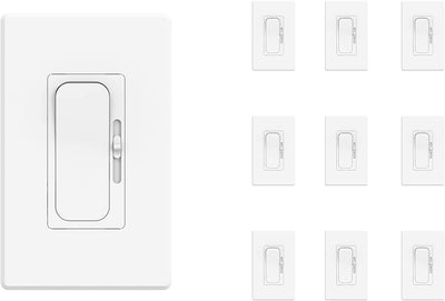 LED Digital Dimmer Switch for LED Light/CFL/Incandescent, 004, 10 PCs