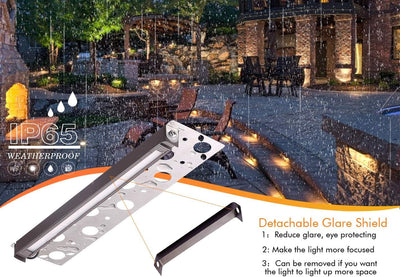 Low Voltage Hardscape Paver Light, 12V, 2700K, 12 Inch 7W, 6 PCs