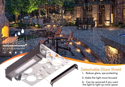 Low Voltage Hardscape Paver Light, 12V, 2700K, 4 Inch 3W, 6 PCs