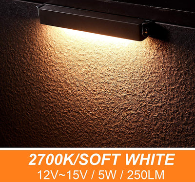 Low Voltage Hardscape Paver Light, 12V, 2700K, 7 Inch 5W, 6 PCs