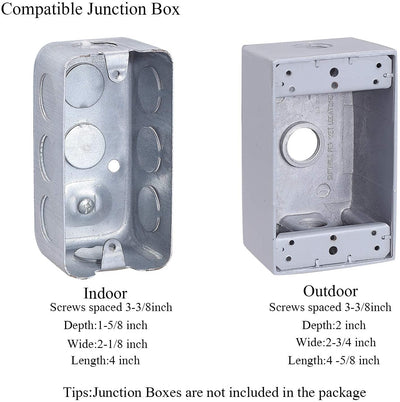 Low Voltage LED Step/Stair Light, 12V 3W, 55lm, 3CCT, ORB, 6 PCs