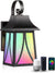Outdoor Smart WiFi Wall Lantern,RGBCW Color Changing Porch Light,Compatible with Alexa and Google Home Assistant,No Hub Required