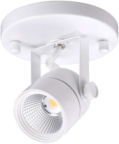 LED Flush Mount Ceiling Spot Light, 3000K 8W 500lm, White