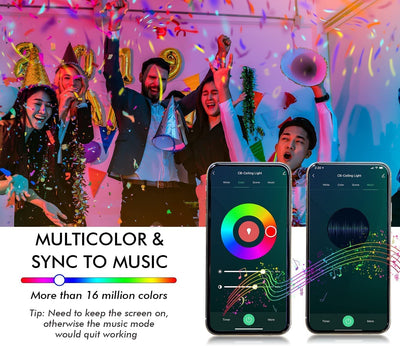 Smart Ultra Thin LED Recessed Light with Junction Box, WiFi, 4 Inch, White, 6 PCs